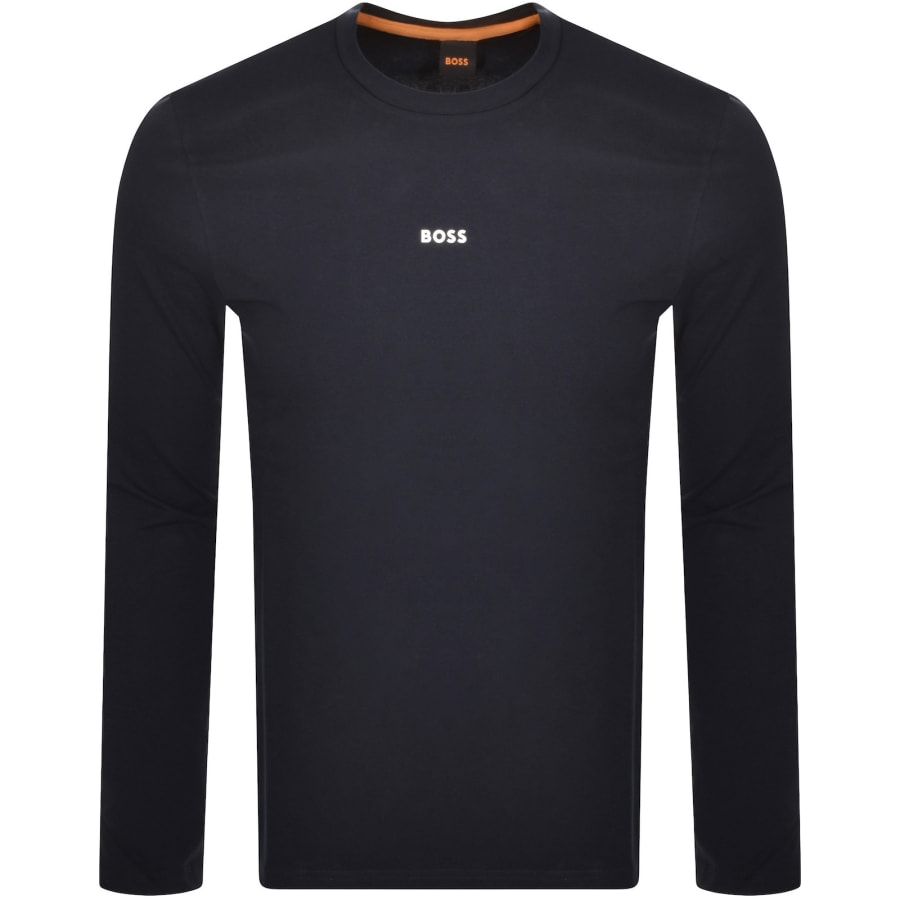 Hugo boss long sleeve t shirt black shop